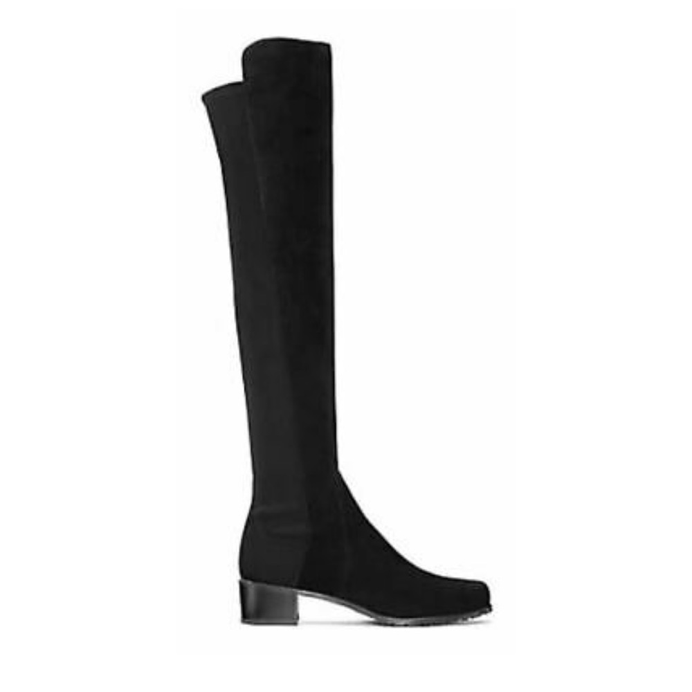 Stuart Weitzman Reserve Over the Knee Boot - Black Suede Sz 8 $750 MSRP